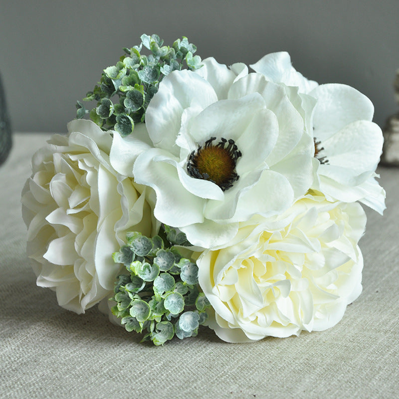 Etta Peony Bunch - White