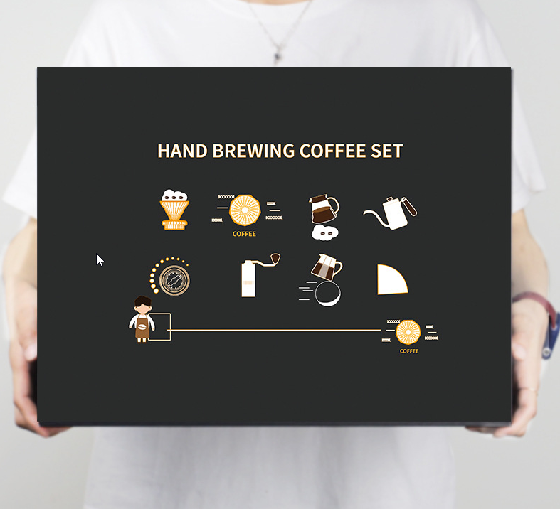 Hand Brewing Coffee Set - White - Gifts by Art Tree