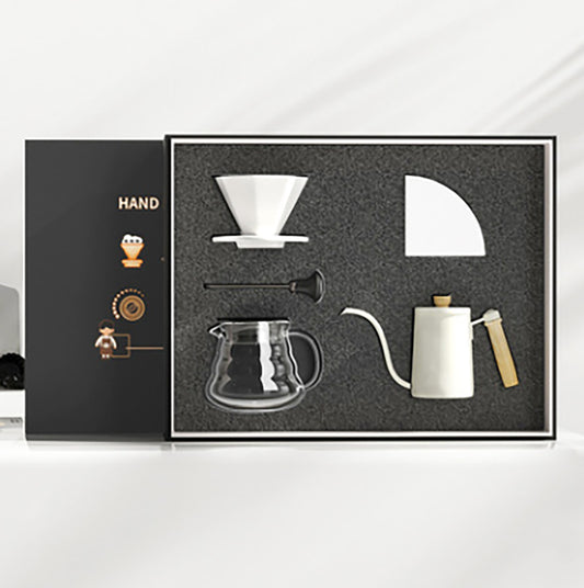 Hand Brewing Coffee Set - White - Gifts by Art Tree