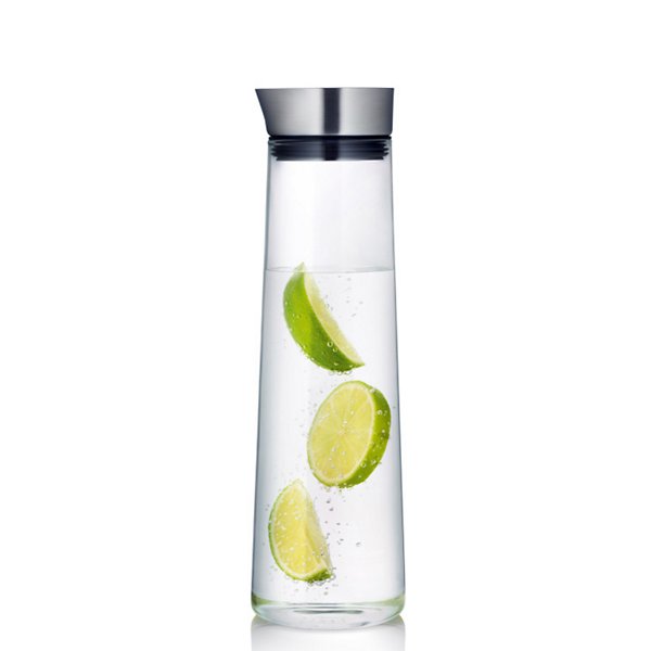LUGANO Glass Pitch w/ Stainless Lid w/o Handle (Slim) - Gifts by Art Tree