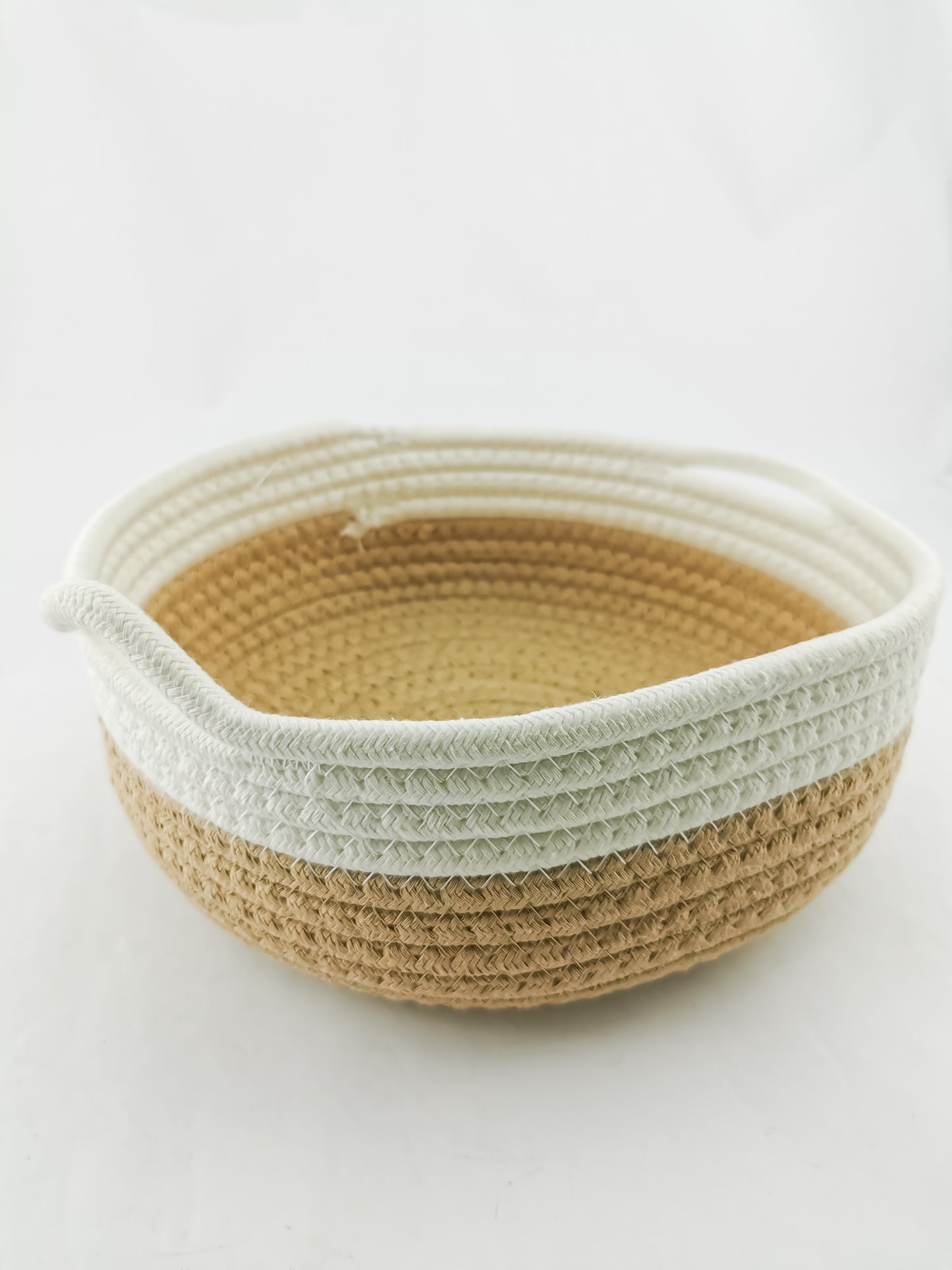 25cm Multi-Purpose Cotton Woven Knit Basket - Gifts by Art Tree