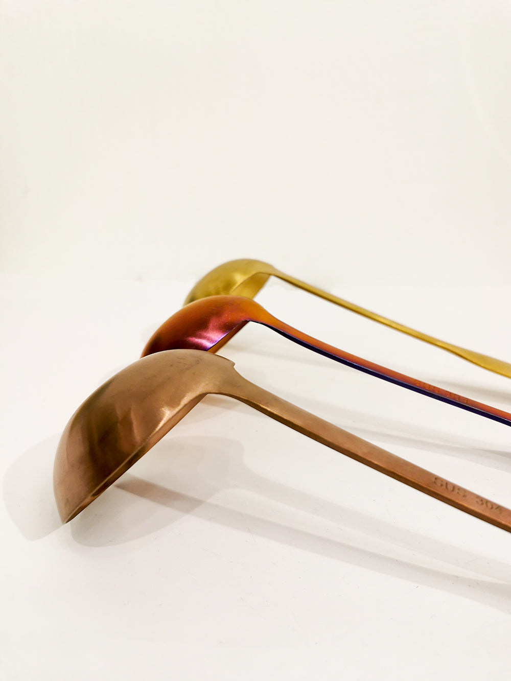 Ladle w Holes Straight - Rose Gold - Gifts by Art Tree