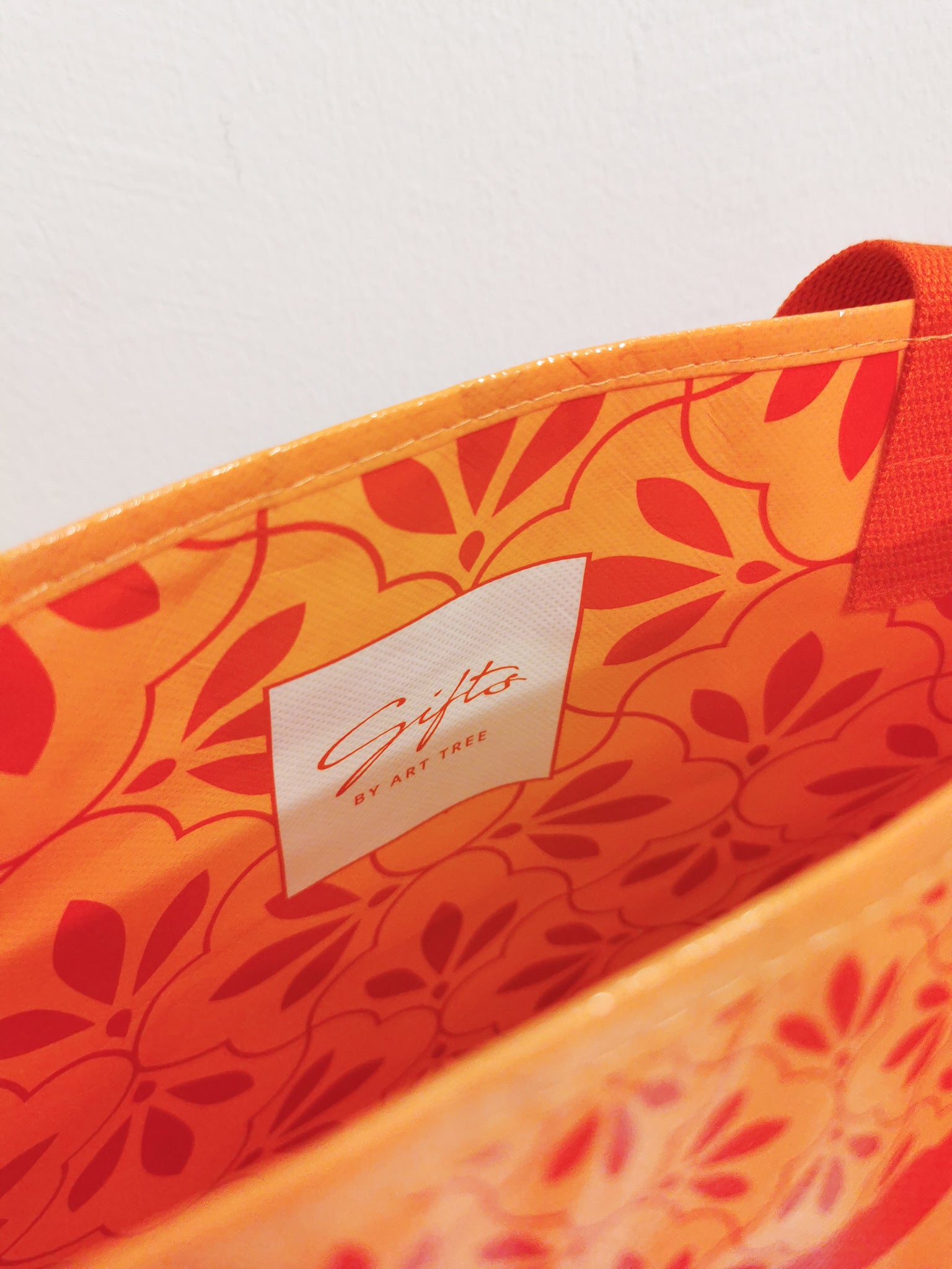 Bertille Non Woven Bag - Hot Orange - Gifts by Art Tree