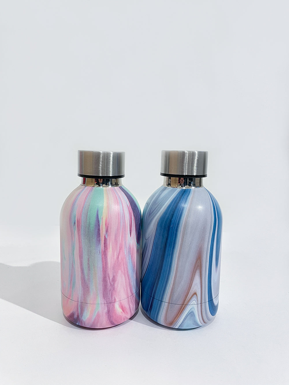 Water Color Stainless Steel Water Bottle - Pink