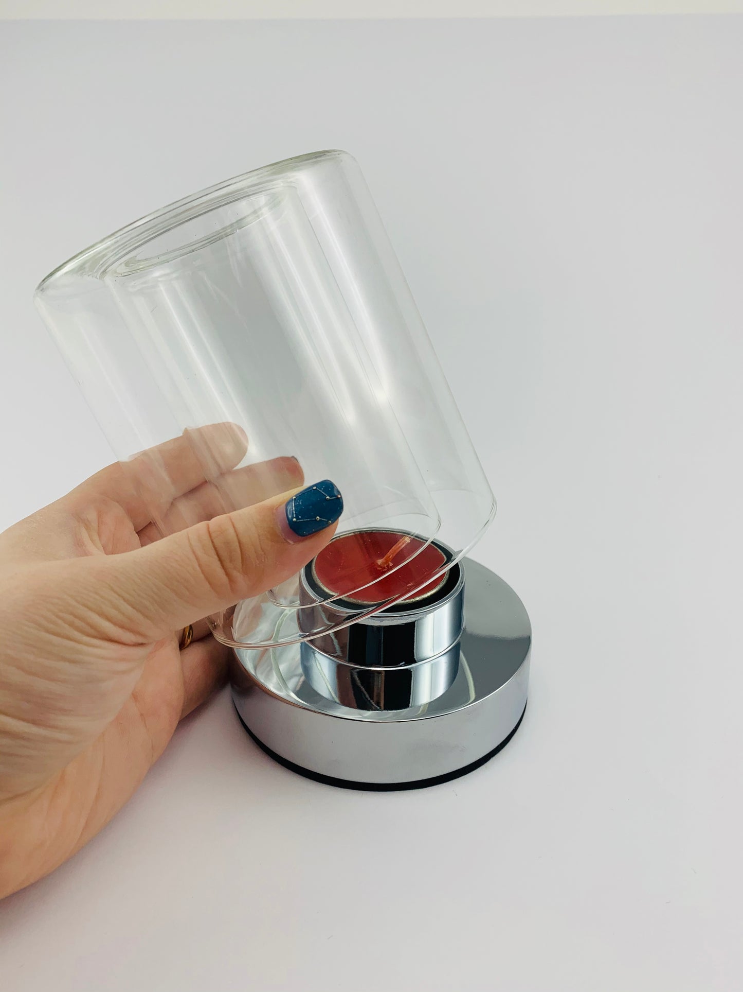 Candle Holder (With Glass Cover) - Gifts by Art Tree