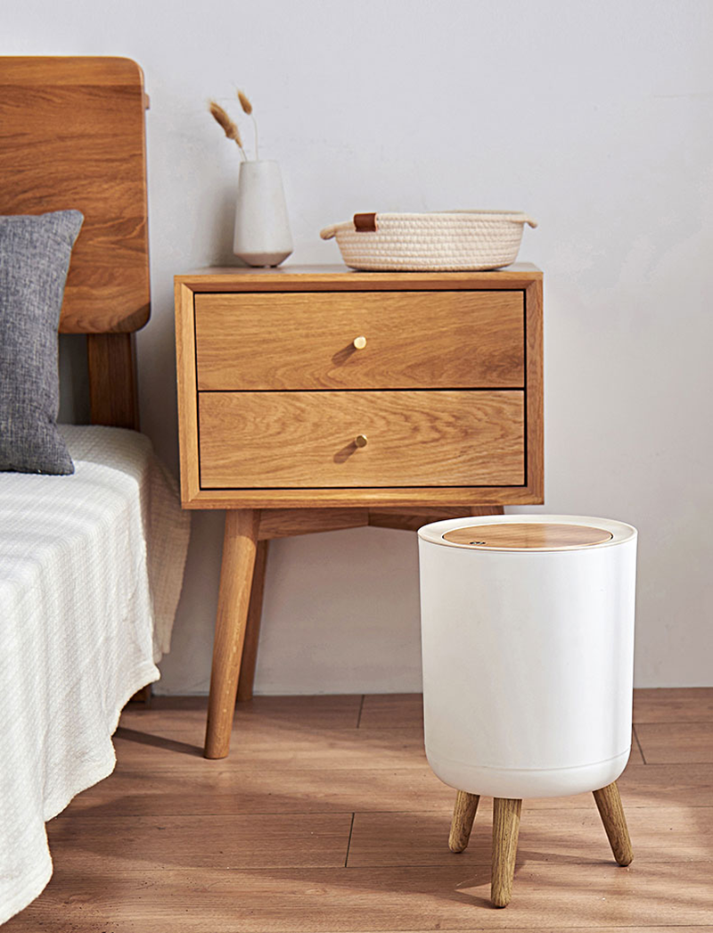 7L Ledra Minimalist Wooden TouchPro Bin/ Trash Bin/ Waste Bin/ Room Bin - Gifts by Art Tree