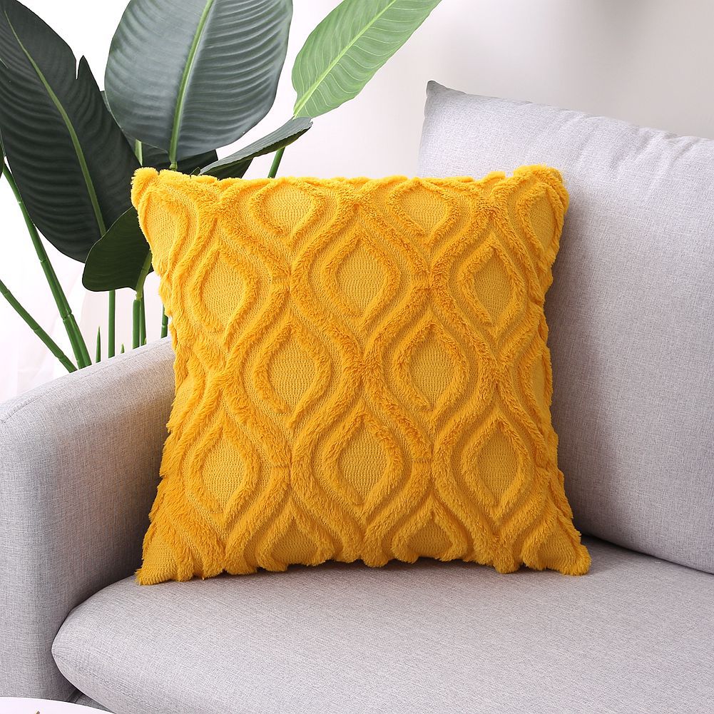 Yellow 2024 chevron pillow