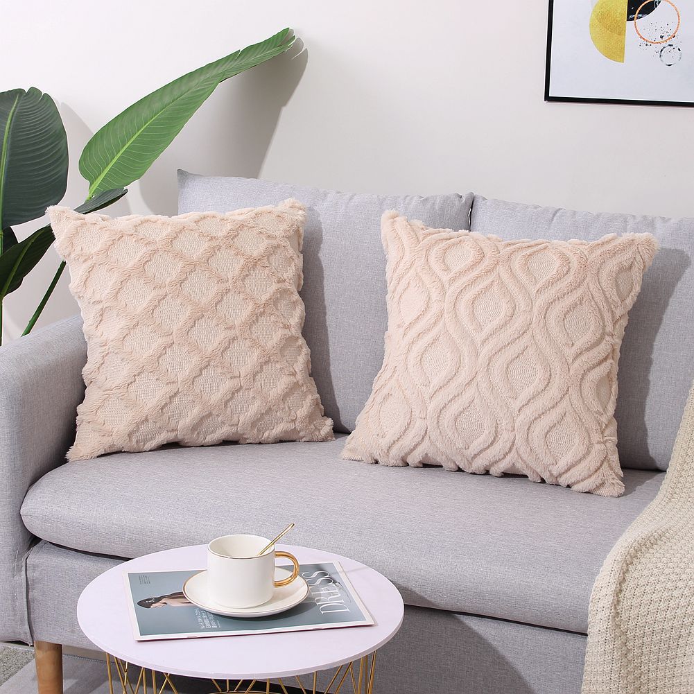 Chevron Diamond Shape Pillow - Beige - Gifts by Art Tree
