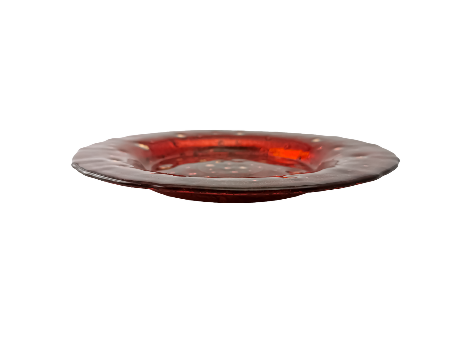 Elegant Ruby Red Plate - Gifts by Art Tree