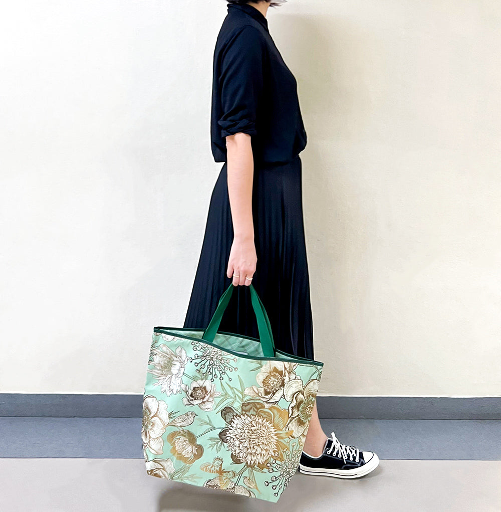Bertille Non Woven Bag - Copper Green - Gifts by Art Tree