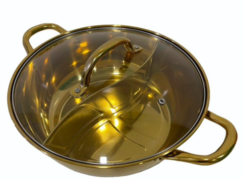 YuanYang Hotpot - Gold - Gifts by Art Tree
