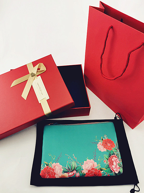 Treasury PU Pouch Gift Set - Black - Gifts by Art Tree