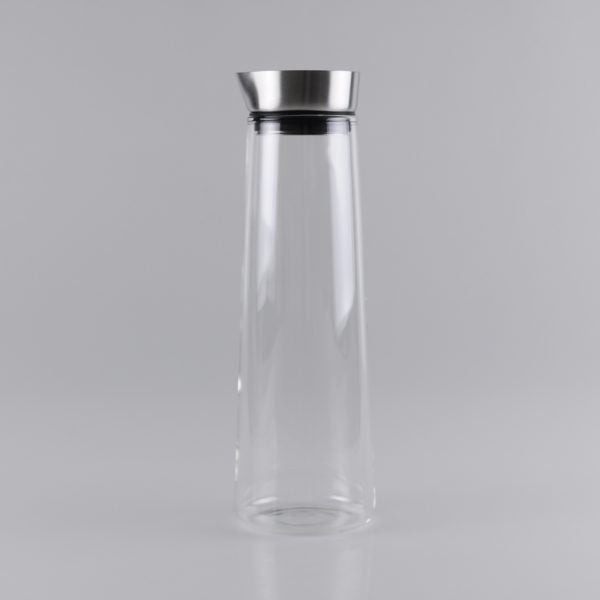 LUGANO Glass Pitch w/ Stainless Lid w/o Handle (Slim) - Gifts by Art Tree
