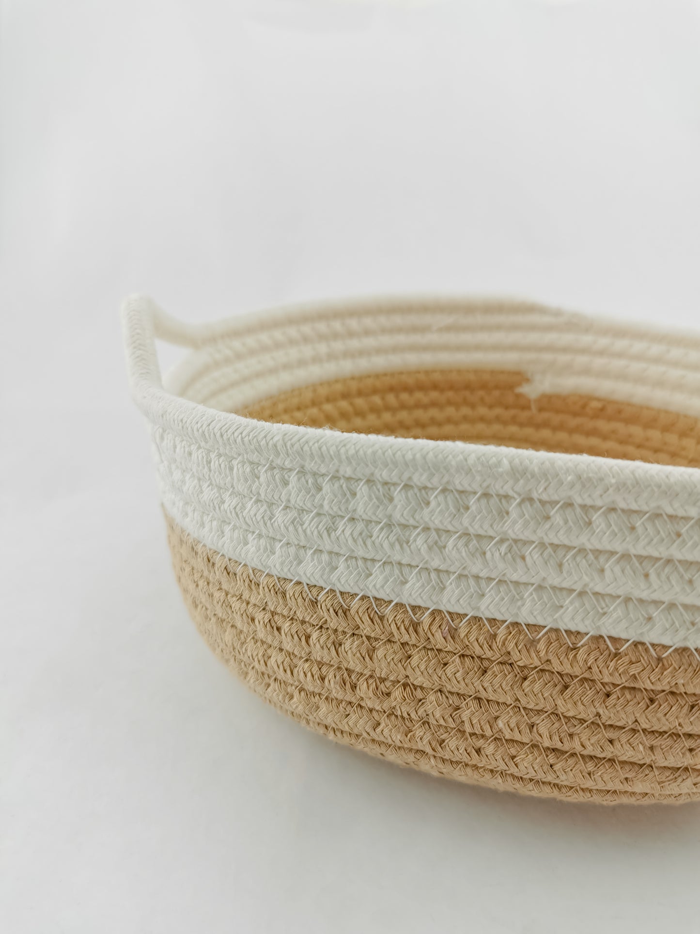 23cm Multi-Purpose Cotton Woven Knit Basket - Gifts by Art Tree
