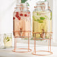 4L GAUBE Water Dispenser - with Rose Gold Holding and Stand - Gifts by Art Tree