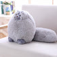 Fluffy Persian Cat Soft Plush Toy - Grey (Small) - Gifts by Art Tree