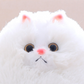 Fluffy Persian Cat Soft Plush Toy - White (Small) - Gifts by Art Tree