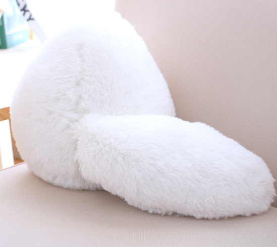 Fluffy Persian Cat Soft Plush Toy - White (Big) - Gifts by Art Tree