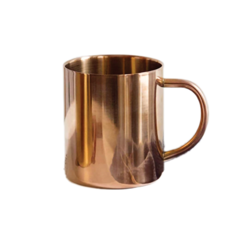 BICUDO Coffee Mug - Classic Double Wall 304 Stainless Steel Coffee Mug - Rose Gold - Gifts by Art Tree
