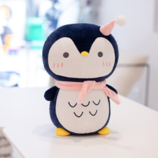 Adorable Penguin Plush Toy With Scarf - Gifts by Art Tree