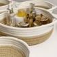 25cm Multi-Purpose Cotton Woven Knit Basket - Gifts by Art Tree