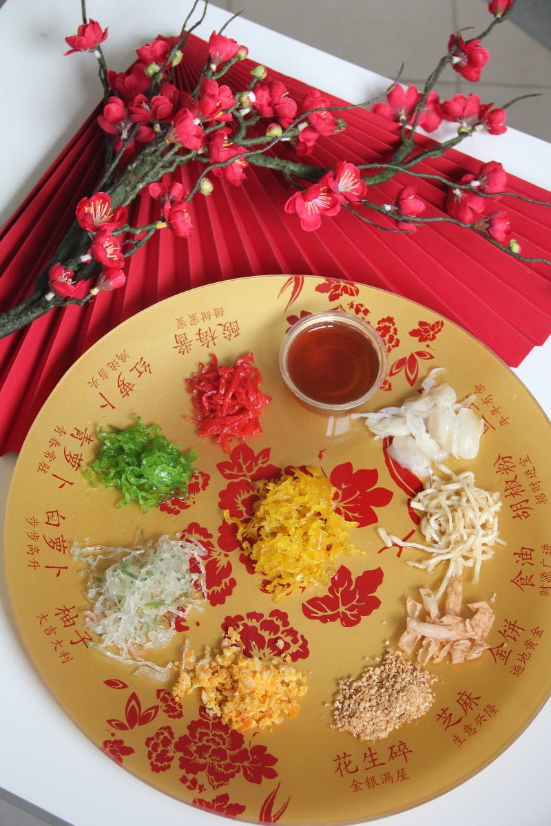 Lo-Hei Plate - Gold - Gifts by Art Tree