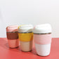 Reusable Insulated Coffee Cup With Lid - Sakura (White Body) - Gifts by Art Tree