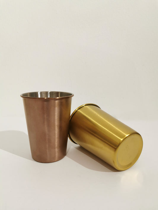 Brio Stainless Steel Mug - Rose Gold - Gifts by Art Tree