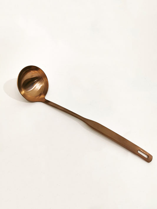 Ladle w Holes Straight - Rose Gold - Gifts by Art Tree