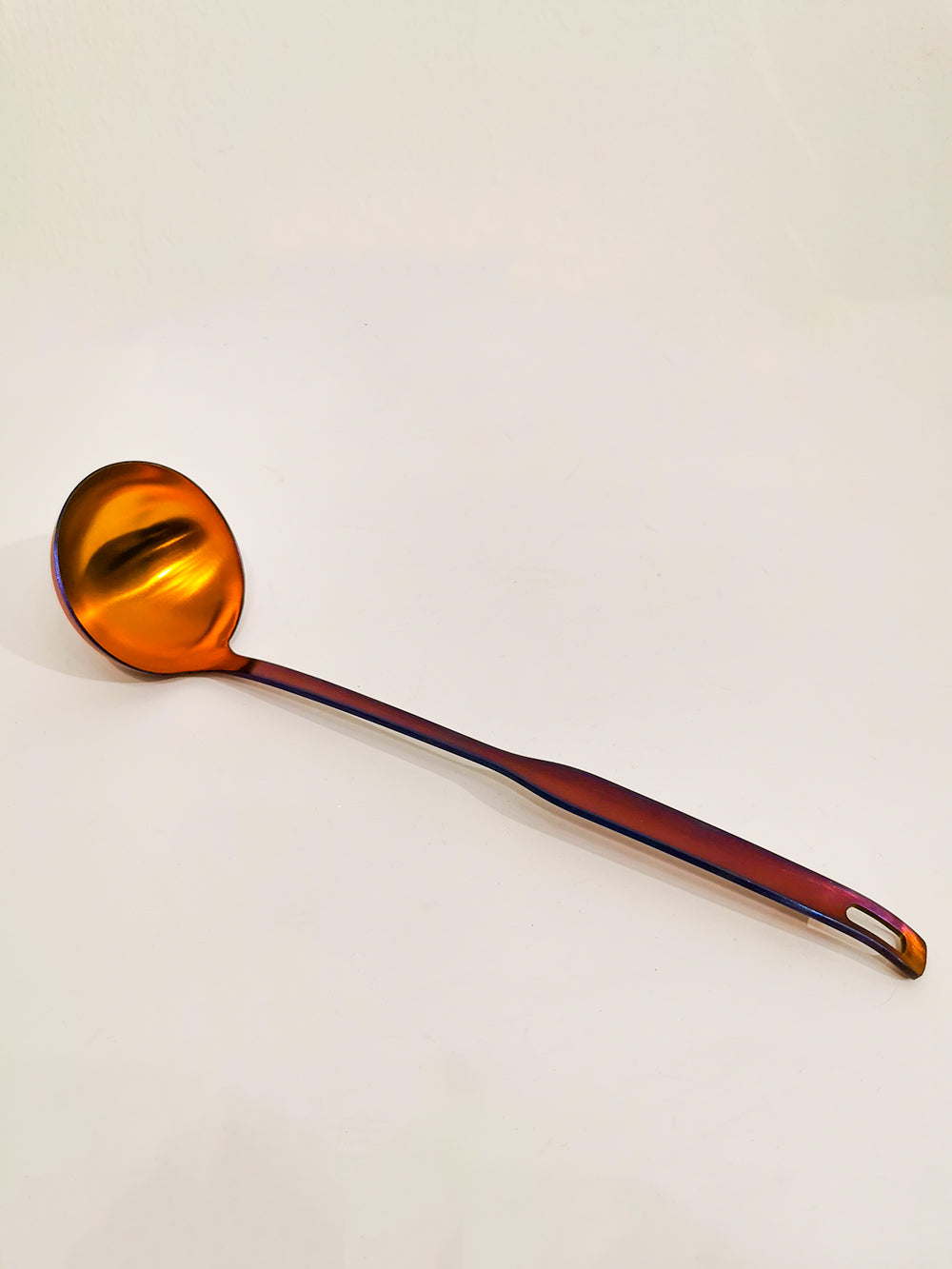 Ladle w Holes Straight - Red - Gifts by Art Tree