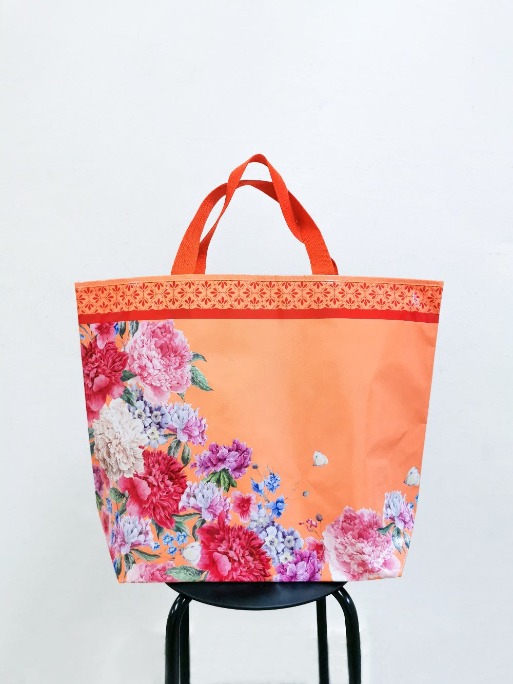 Bertille Non Woven Bag - Hot Orange - Gifts by Art Tree