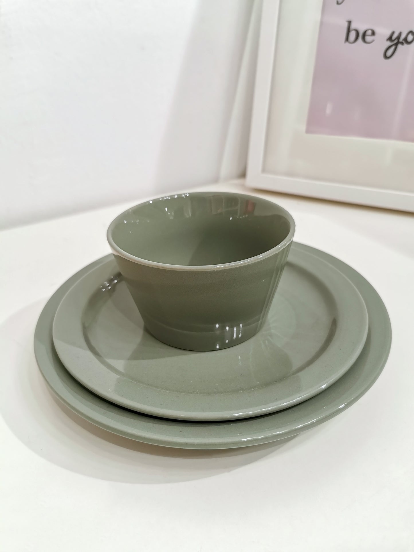 Morandi Bowl - Grey - Gifts by Art Tree