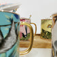 350ml Forest City Ceramic Mug Set - Dancing Peacock - Gifts by Art Tree