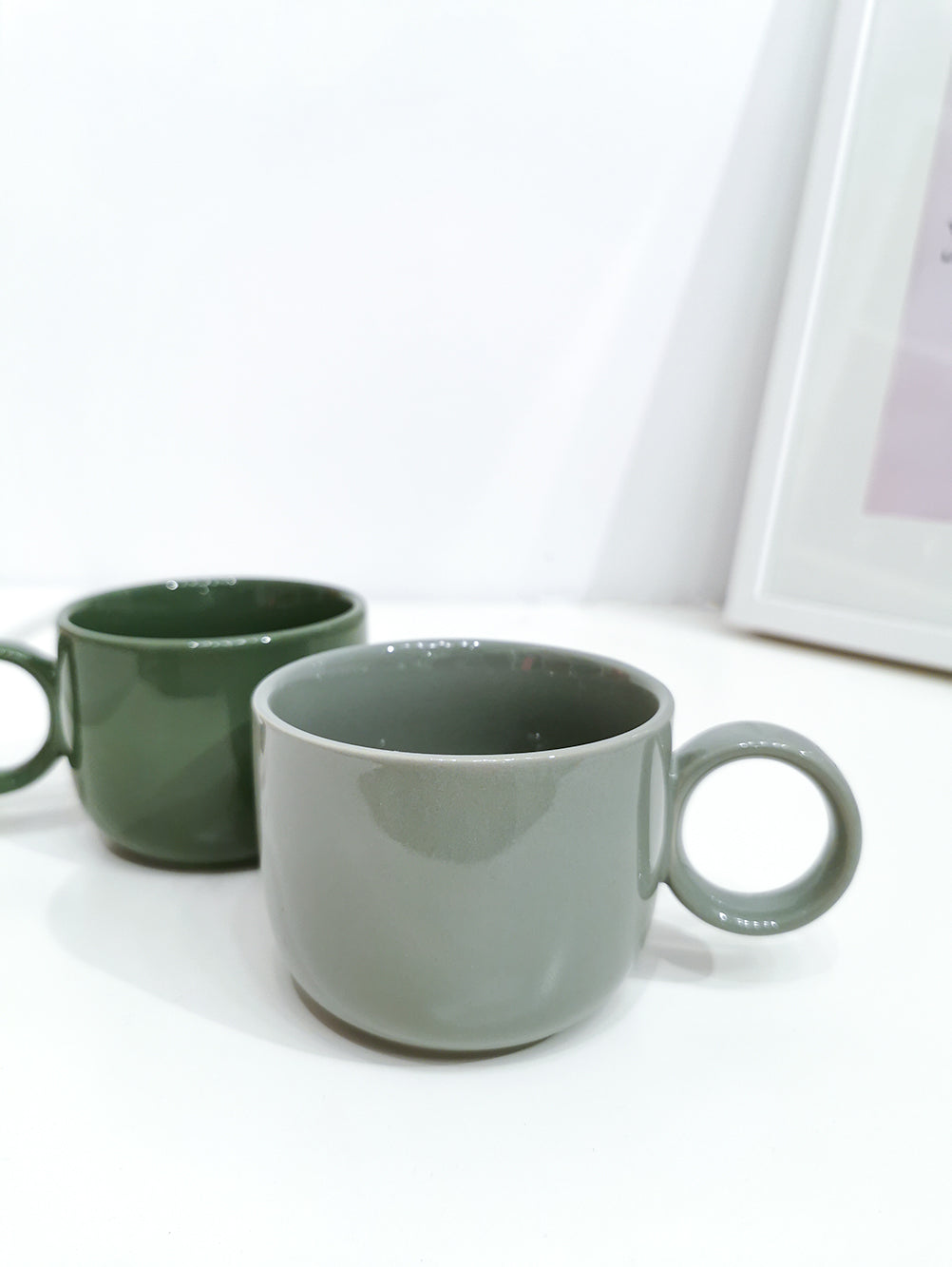 250ml Morandi Mug - Grey - Gifts by Art Tree