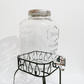 5L CENIS Water Dispenser - with Silver Metal Lid, Tap and Black Stand - Gifts by Art Tree