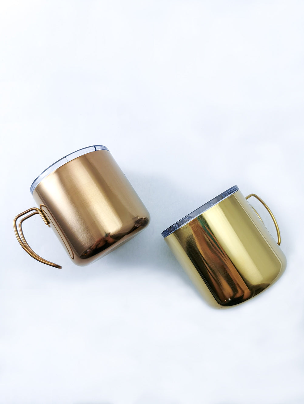 BREU Coffee Mug - Double Wall 304 Stainless Steel Coffee Mug - Rose Gold - Gifts by Art Tree