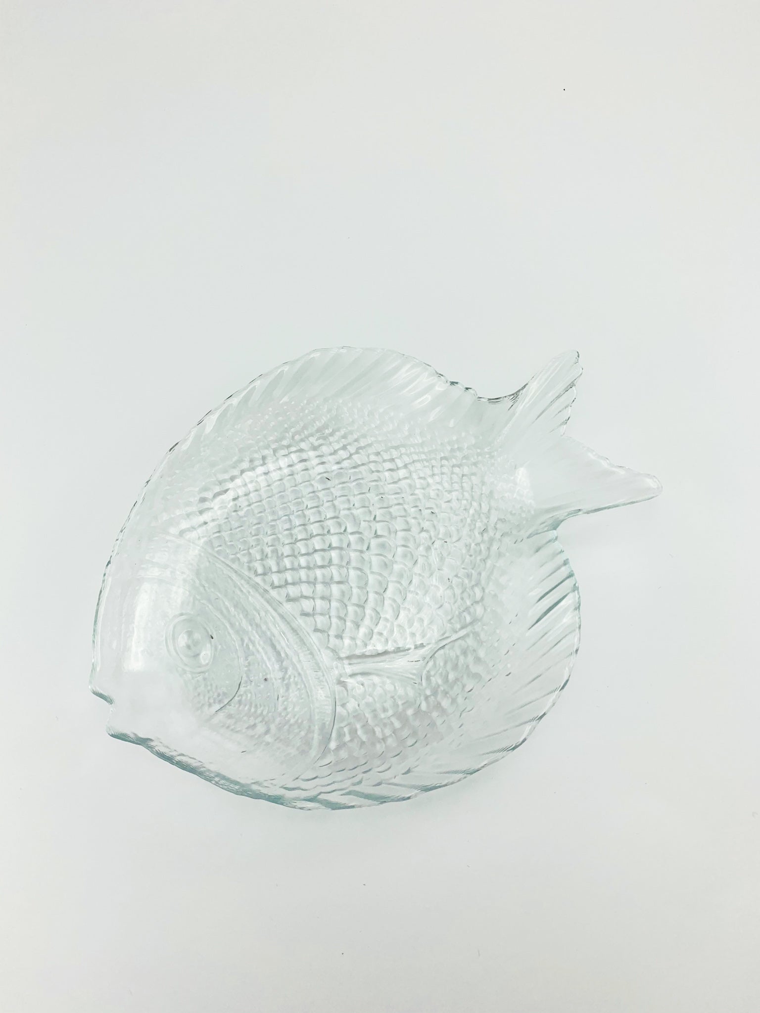 SAKANA Glass Fish Shaped Saucer Clear - Gifts by Art Tree