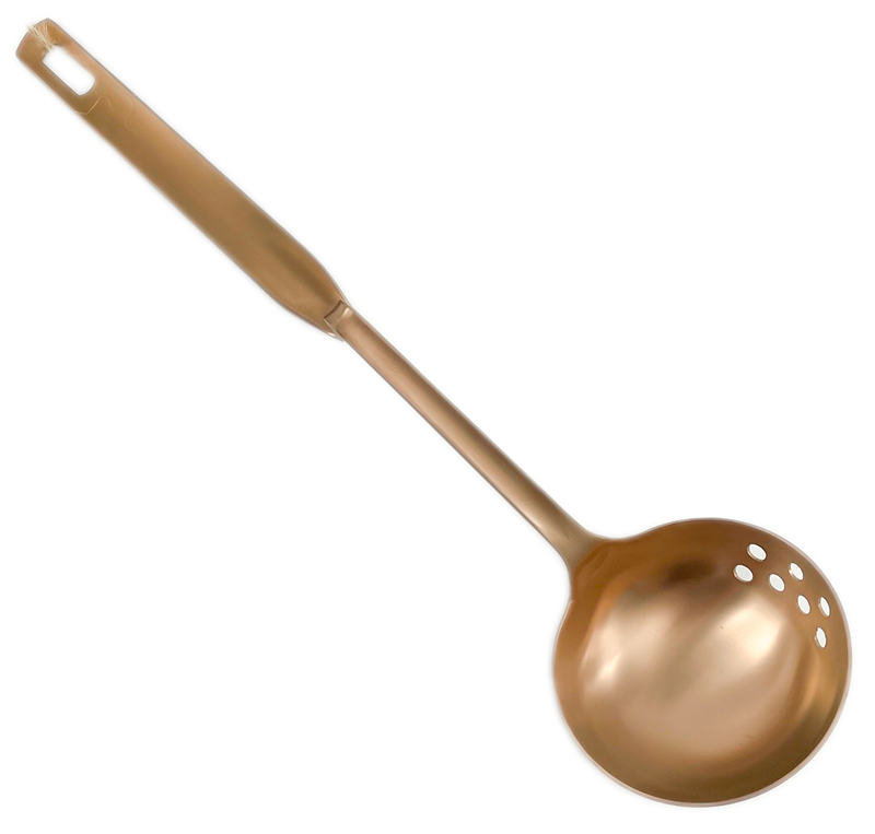 Stainless Steel  Ladle with Holes - Rose Gold - Gifts by Art Tree