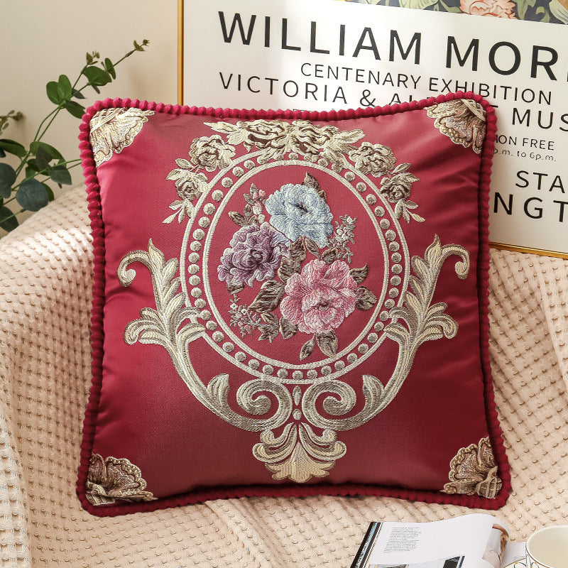 Boho Pillow - Red - Gifts by Art Tree