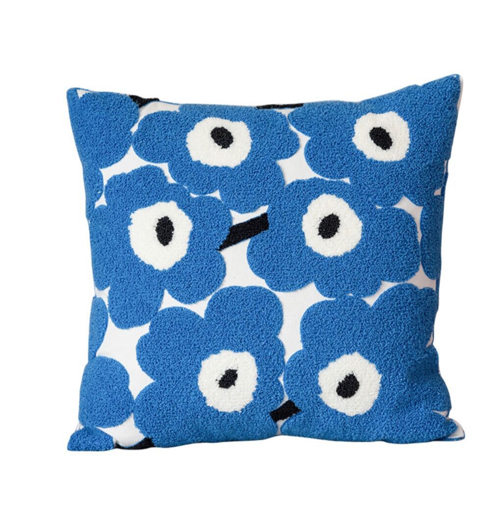 Ombre Daisy Pillow - Blue - Gifts by Art Tree
