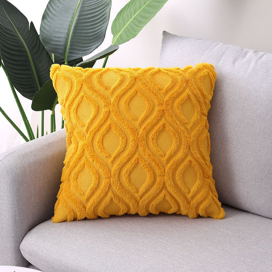 Chevron Diamond Shape Pillow - Yellow - Gifts by Art Tree