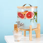 4L CAPITELLO Water Dispenser with Wooden Stand and SS Tap