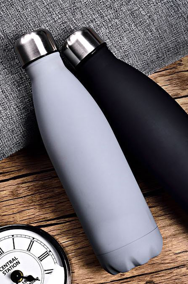 VOER Water Bottle - Grey Silicon - Gifts by Art Tree